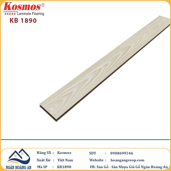Sàn gỗ công nghiệp Kosmos KB1890